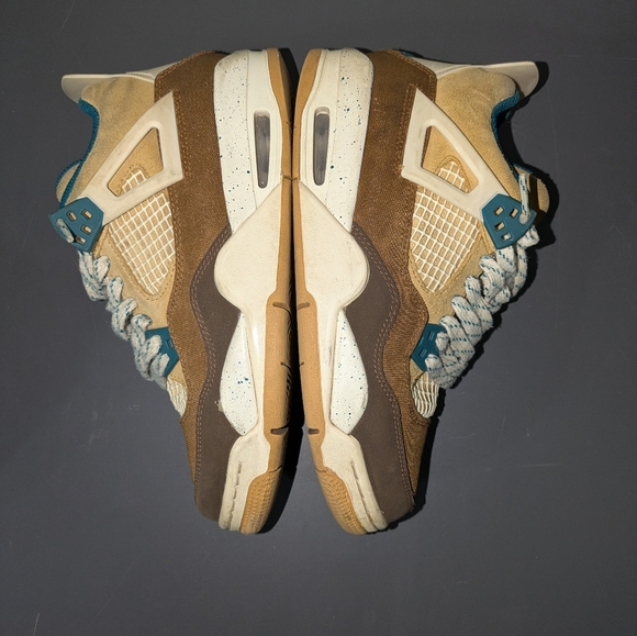 Youth Nike Air Jordan Reteo Brown and Cream Sneakers - Picture 4 of 13